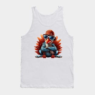 Cartoon Thanksgiving Turkey #20 Tank Top